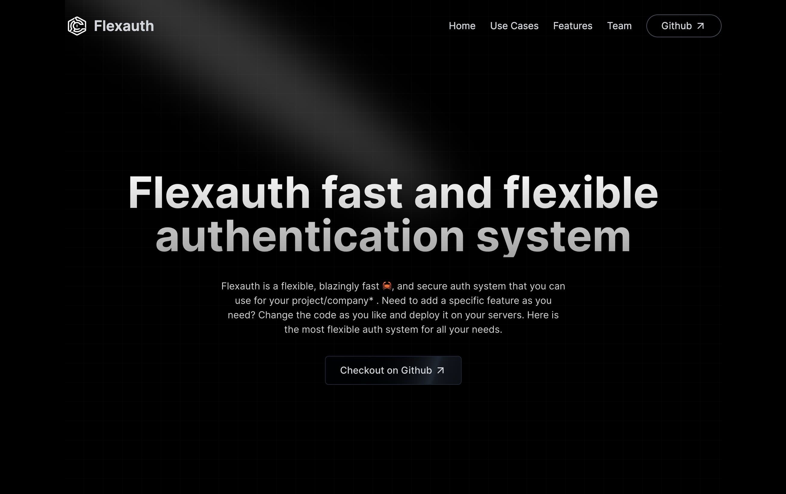Flexauth screenshot